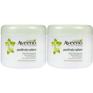 Aveeno Positively Radiant Daily Cleansing Pads, 28 ct, 2 ct (Quantity 