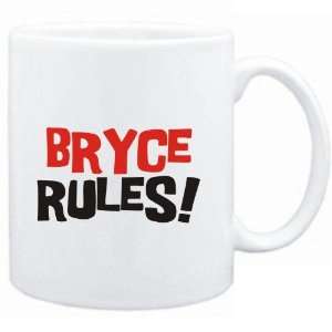  Mug White  Bryce rules  Male Names