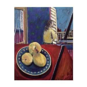  Andre with Pears by Erik Slutsky. Size 17.39 inches width 