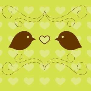 Love Birds Sticker Arts, Crafts & Sewing