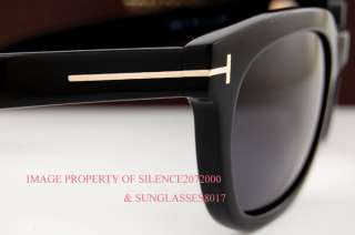 New Tom Ford Sunglasses TF 198 CAMPBELL 01A BLACK Men 664689491599 