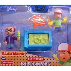  Disney Handy Manny Fix It Right ICE CREAM CART   Help Manny 