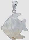Silver Pendant Fish Carved CHARLES