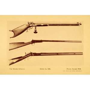   Schuetzen Rifle Lee Spangler   Original Halftone Print