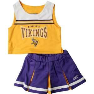   Vikings Girls 7 16 2 Pc Cheerleader Jumper