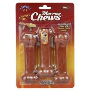  Marrow Chews Bacon & Cheese   Large 3 Pack