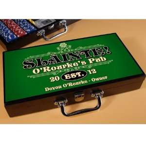  Slainte Classic Personalized Poker Set