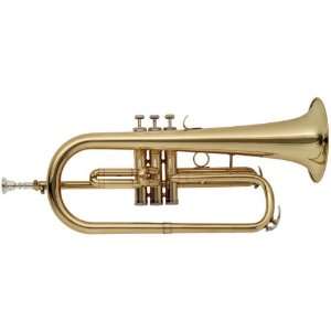  Stagg 77 B Flugelhorn with ABS Case Musical Instruments