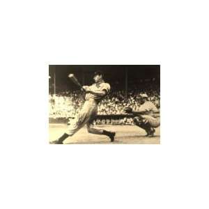  Joe DiMaggio 16x20 Sepia Photo The Yankee Clipper 