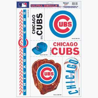  Chicago Cubs Static Cling Decal Sheet *SALE* Sports 