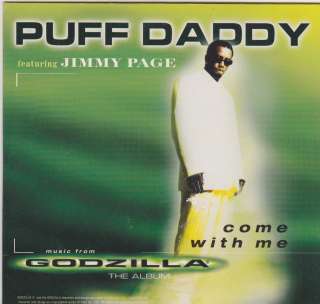puff daddy jimmy page come with me 2 track single cd