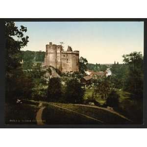  Photochrom Reprint of The castle, Clisson, France