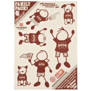 Academy Sports Stockdale NCAA Family Decals 6 Pack  Sports 