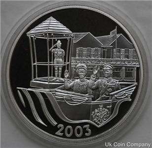 2003 BERMUDA GOLD SILVER PROOF $5 FIVE DOLLAR COIN  