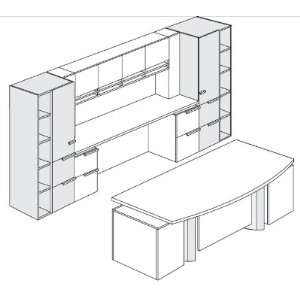  Krug Vestrada Contemporary Executive Office Desk 