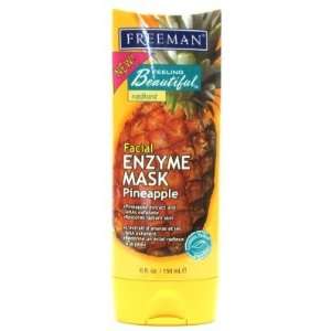  Freeman Facial Enzyme Mask Pineapple 6 oz. (3 Pack) with 