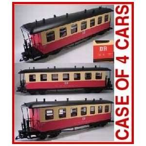   Red 2 Tone Dr Rail Passenger Coach Train Car Saxon Style Toys & Games