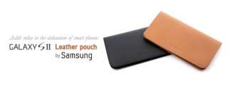 Genuine Samsung Galaxy S2 i9100 Leather Pouch Case / S II Original 
