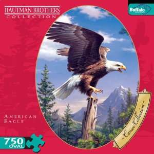  Oval Cameo Hautman   American Eagle 750pc Jigsaw Puzzle 