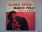 The Adventures Of Marco Polo 1956 Orig Soundtrack LP