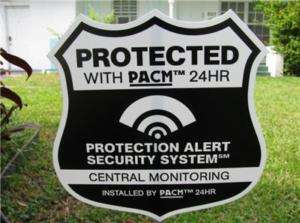 Home Alarm System Signs & 6 Home Alarm System Decals  