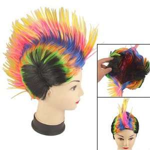   Cosplay Multi Color Cockscomb Wiggery Wig