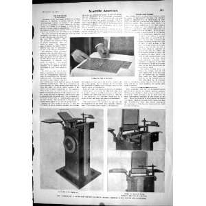 Dupligraph Device Printing Fac Simile Letters 1903 Scientific American