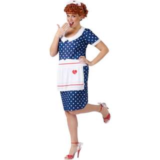Adult Womans TV Show I Love Lucy Sassy Lucy Costume  