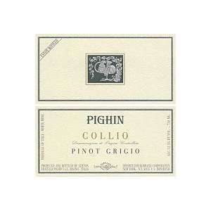   Fratelli Pighin Pinot Grigio Collio 2009 750ML Grocery & Gourmet Food