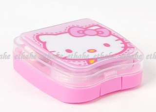 Hello Kitty Contact Lens Case Box Mirror Set Pink IK82  