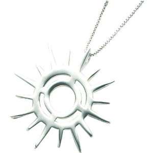  Sterling Silver Sun Charm 18 Jewelry