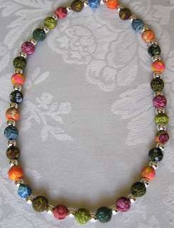 VIVA BEADS CLASSIC 8mm STRETCH NECKLACE FALL 2010 NWT  