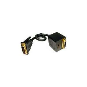   Unlimited 12in DVI D to DVI D & HDMI Cable Splitter Electronics