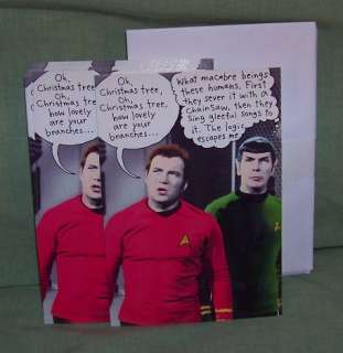 Star Trek Kirk & Spock Hallmark Shoebox Christmas Cards Unused Box of 
