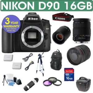  Nikon D90 + Sigma 18 200mm OS Lens + 800mm Mirror Lens 