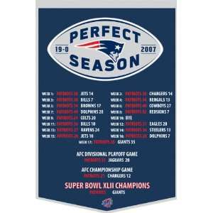   XLII Champions Perfect Season Commemorative Banner