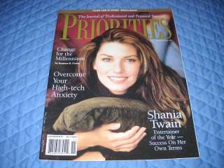 Priorities Magazine Shania Twain Nov/Dec 1999  