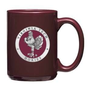  Virginia Tech Hokies Mascot Logo Burgundy Coffee Mug 