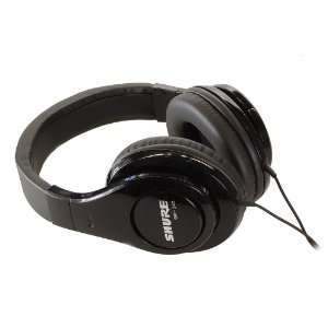  Shure SRH240 Professional Headphones   Black Electronics
