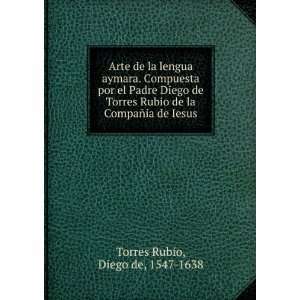   de la CompaÃ±ia de Iesus. Diego de, 1547 1638 Torres Rubio Books