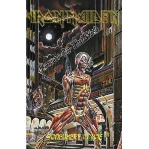   Huge IRON MAIDEN SOMEWHERE IN TIME Image On Magnet 