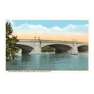  Riverside Park, Indianapolis, Indiana Giclee Poster Print 
