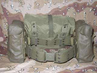 BUTT PACK WITH BELT AND 2 POUCHES BUSHCRAFT SET WATERPROOF MATERIAL 