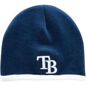  New Era Tampa Bay Rays AC Knit Cap (Navy) Sports 