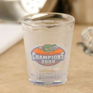   Gators BCS National Champions 2008 2oz. Frosty Bottoms Up Shot Glass