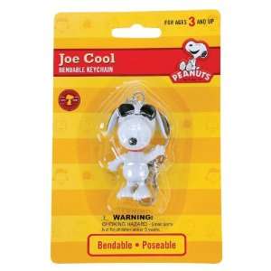  Snoopy Joe Cool 3 Bendable Keychain Case Pack 12 Arts 