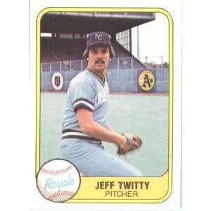  1981 Fleer # 49 Jeff Twitty Kansas City Royals Baseball 