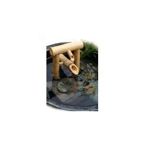   Bamboo Accents 6in Rocking Fountain And Pump Kit Patio, Lawn & Garden