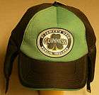 Official Guinness Beer Mens BallCap with Ear Flaps Hat NWT St Patricks 