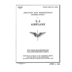  Stinson L 5 Aircraft Maintenance Manual Sicuro Publishing Books
